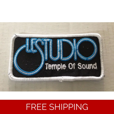 Le Studio Embroidered Patches W & B W Rim Front Logo TOS